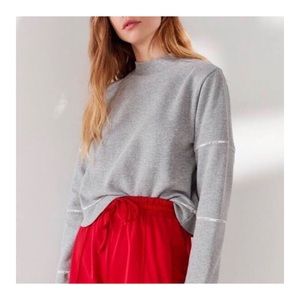 Tommy Hilfiger Top (grey cropped sweatshirt)